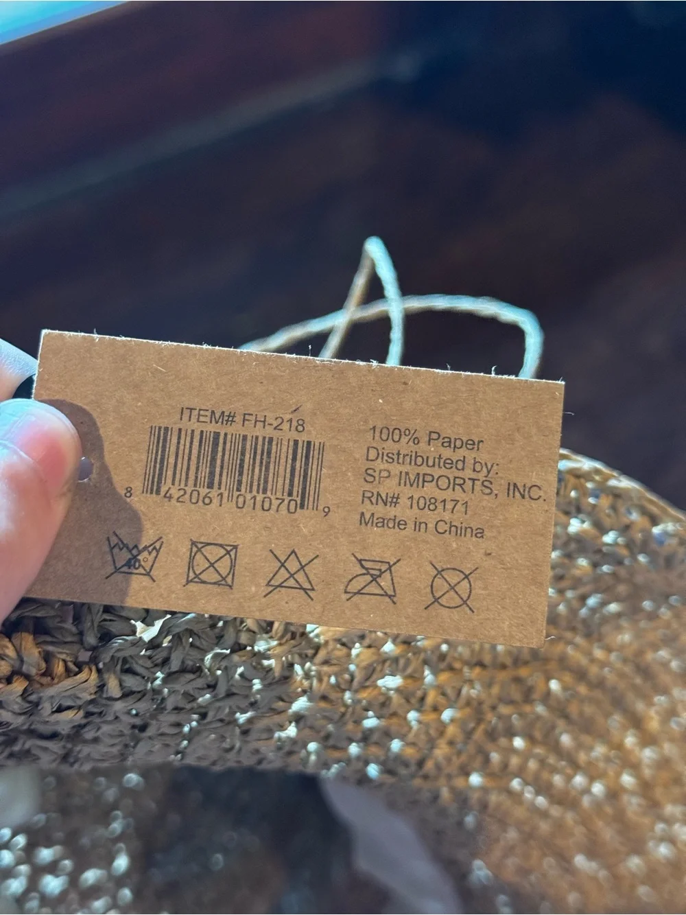NWT Beach Woven Straw Sun Protection Hat